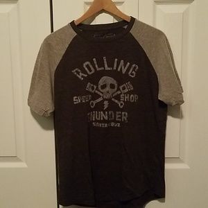 Skull and Crossbones Baseball Tee